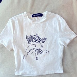 DayHype Cherubs crop top